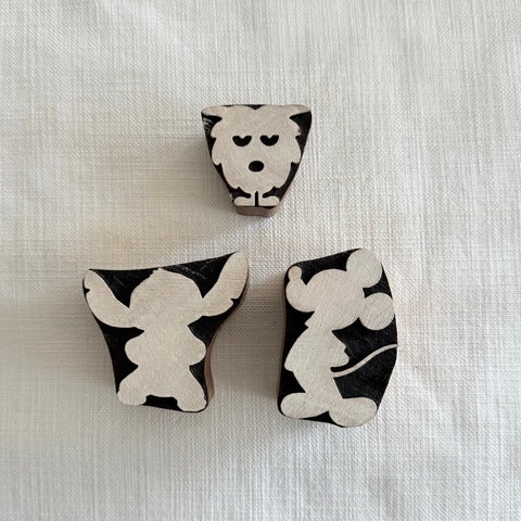 Cartoon Characters B Block Printing Stamps