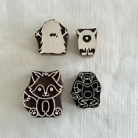 Cartoon Characters E Block Printing Stamps