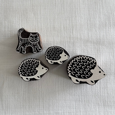 Porcupine Block Printing Stamps
