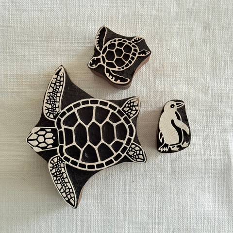 Marine J Block Printing Stamps