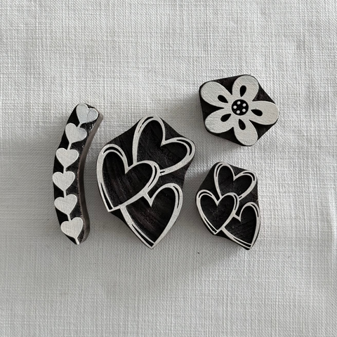 Heart A Abstract Block Printing Stamps