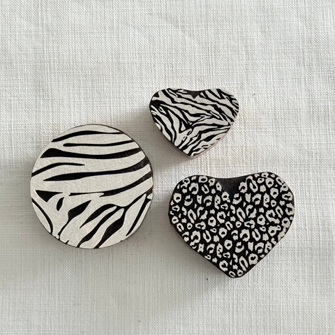 Animal Prints B Abstract Block Printing Stamps