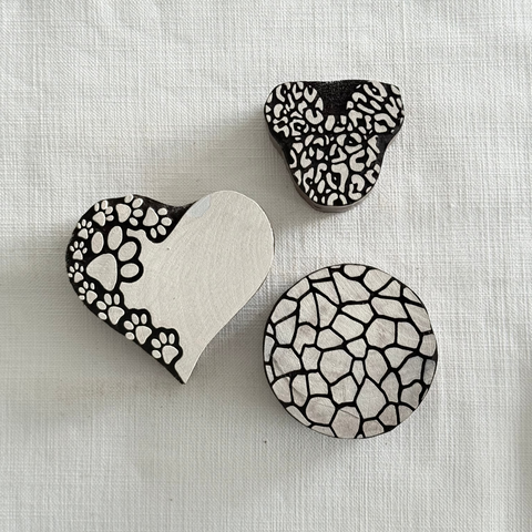 Animal Prints D Abstract Block Printing Stamps