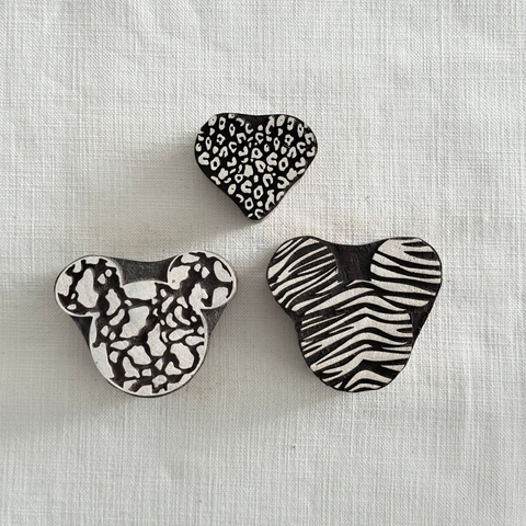 Animal Prints F Abstract Block Printing Stamps