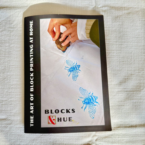 DIY Block Printing Kit Instruction Booklet